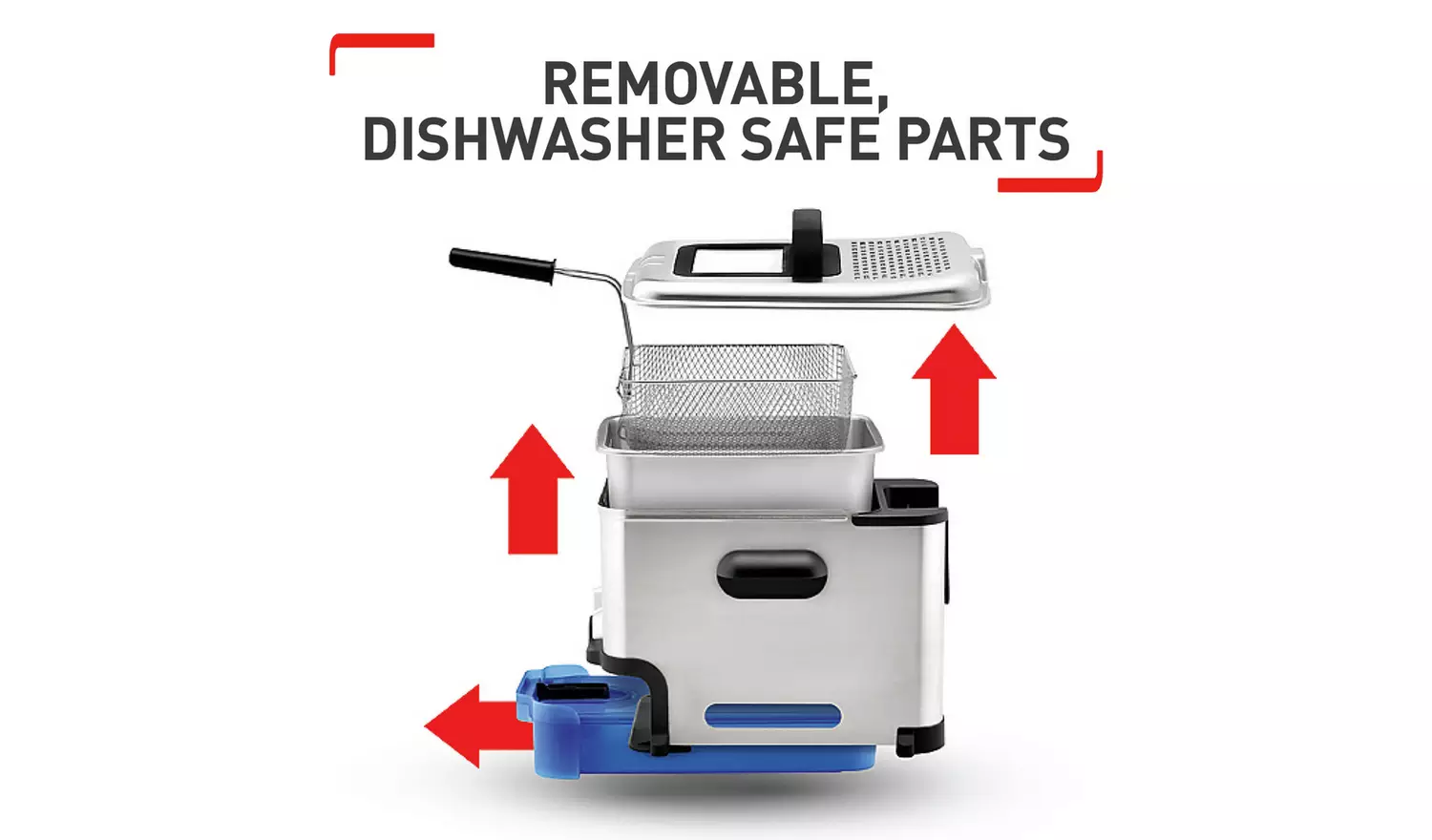 Tefal FR804040 OleoClean Pro Deep Fat Fryer - Black