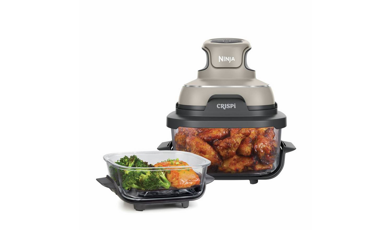 Ninja CRISPi 4-in-1 FN101UKST 4.5L Portable Air Fryer-Stone