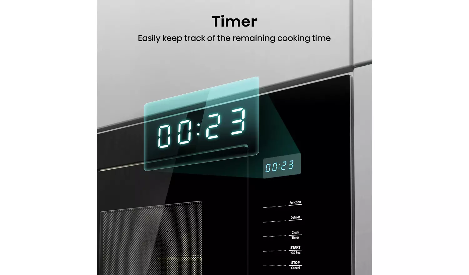 Hisense HB25MOBX7GUK 900W Built In Microwave - Black