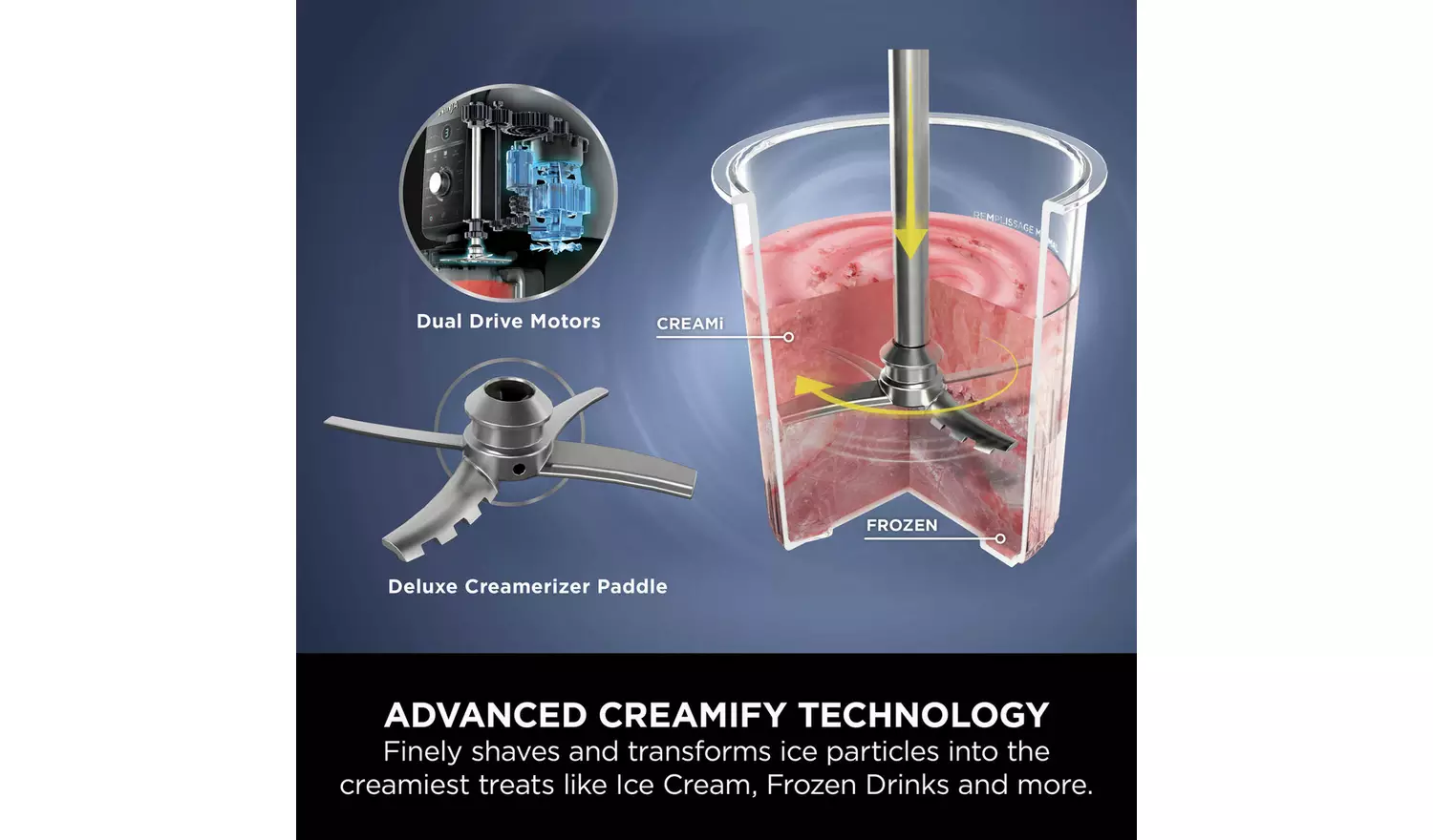 Ninja 1.19L CREAMi Deluxe Ice Cream Maker