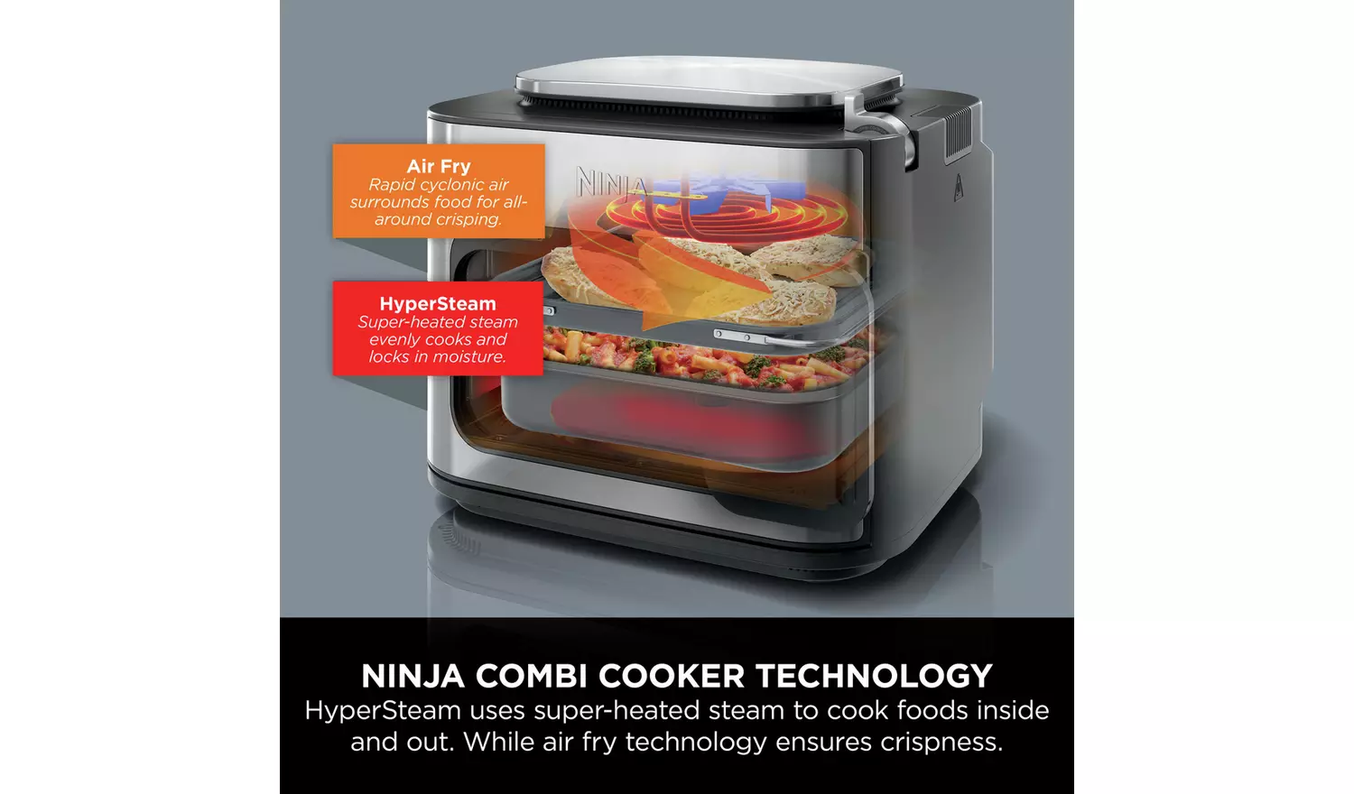 Ninja Combi 12 in 1 12.5L Digital Multi Cooker - Grey