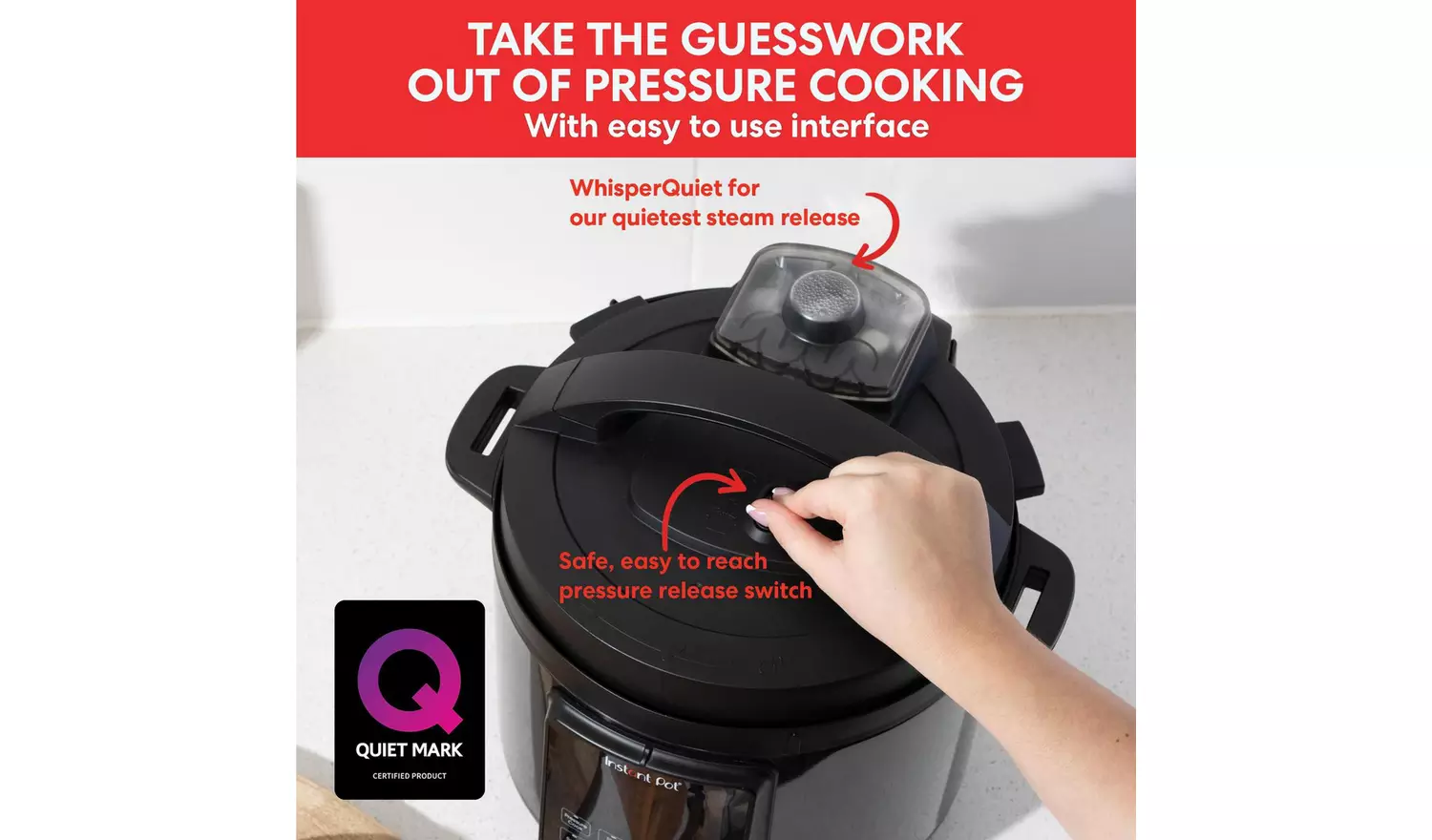 Instant Pot Duo Plus Whisper quiet Multi Cooker 5.7L