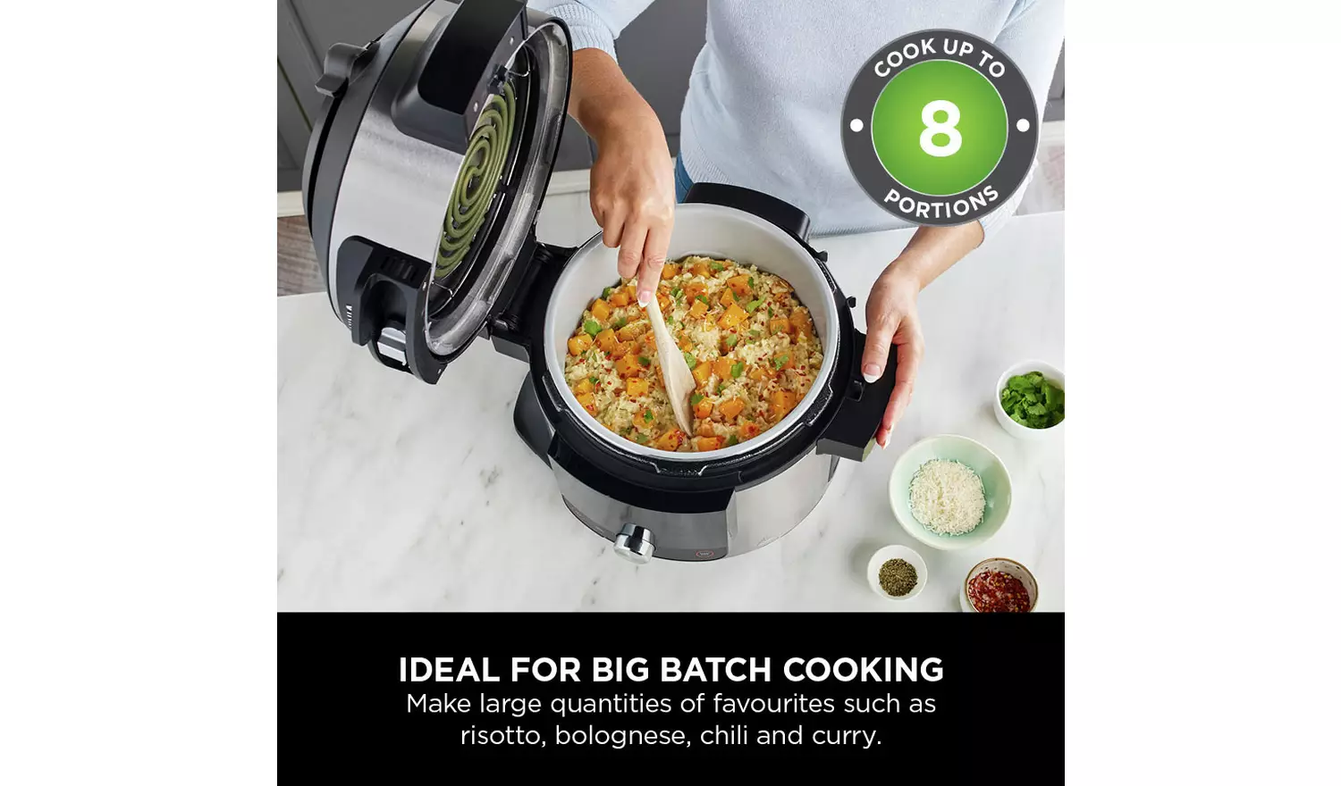 Ninja Foodi MAX 15-in-1 SmartLid 7.5L Multi Cooker Air Fryer