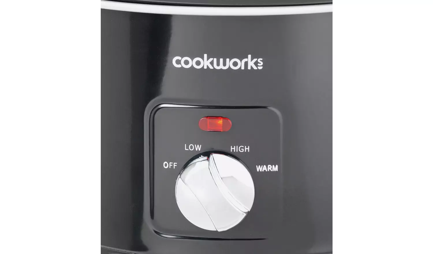 Cookworks 1.5L Compact Slow Cooker - Black