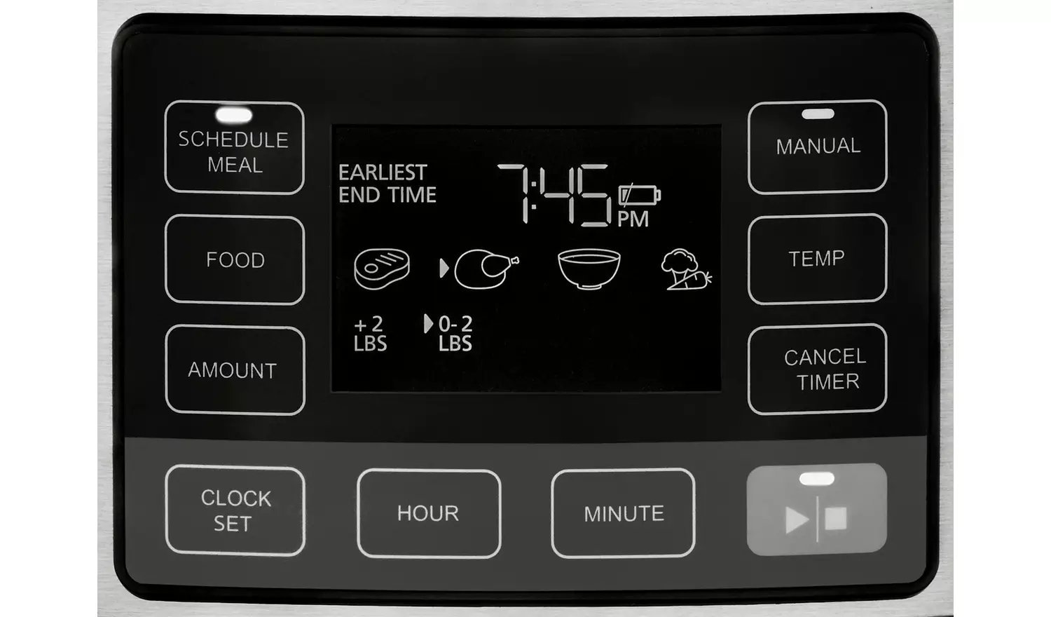 Crockpot 5.6L Time Select Slow Cooker - Stainless Steel