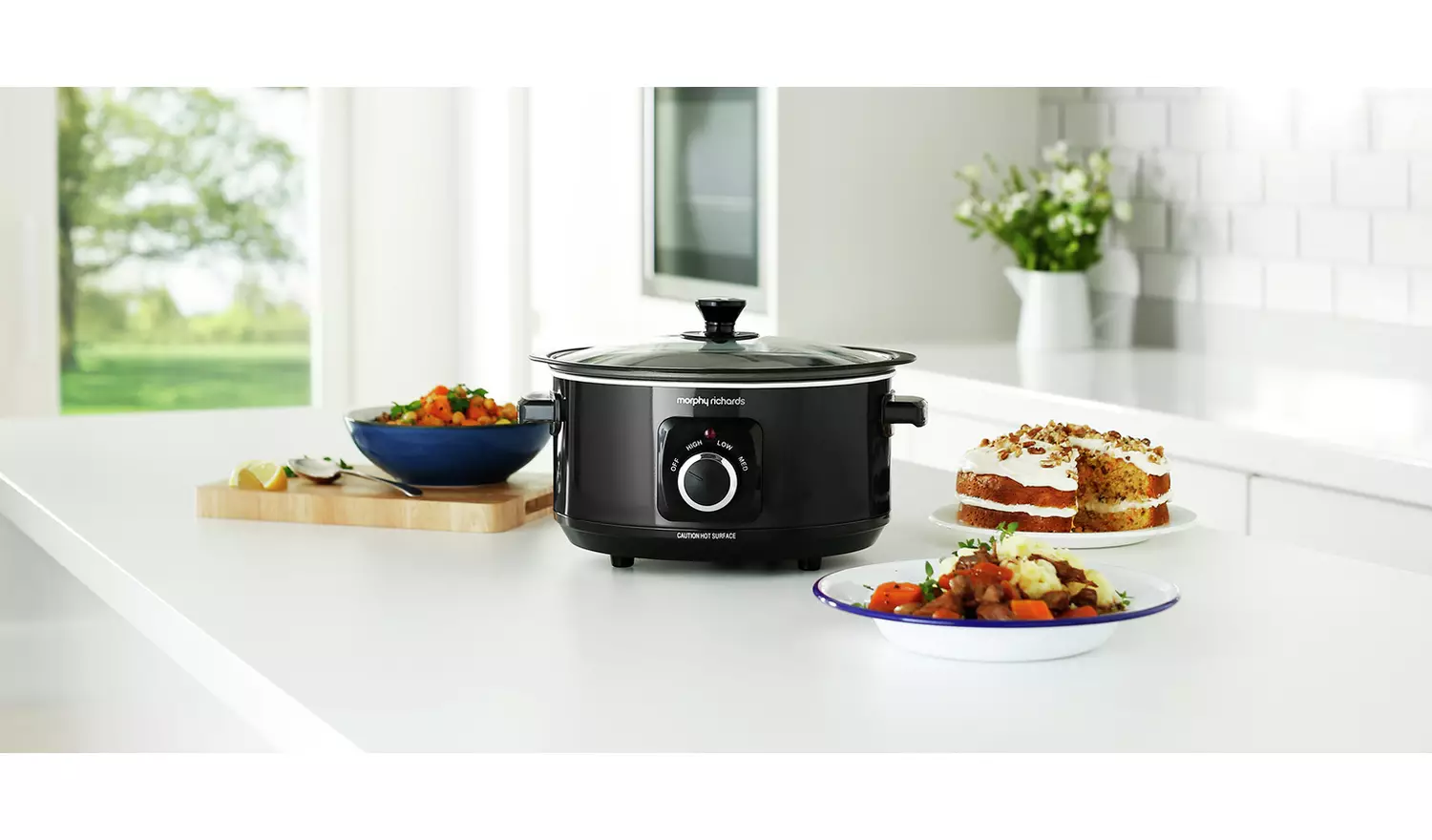 Morphy Richards Evoke 3.5L Sear and Stew Slow Cooker - Black