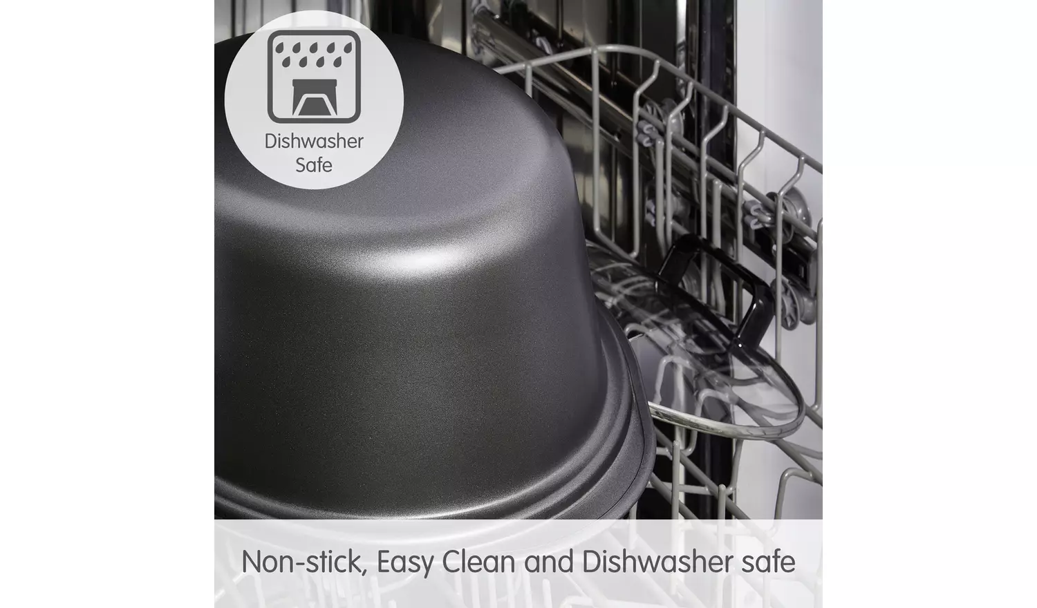 Morphy Richards 6.5L Hinged Lid Slow Cooker - Black