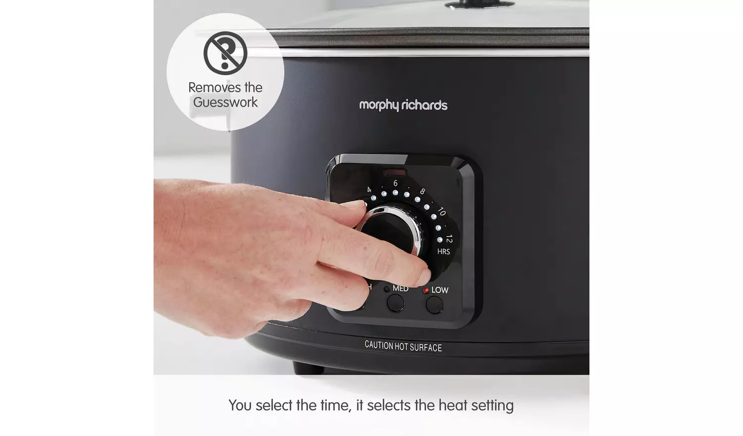 Morphy Richards 6.5L Easy Time Slow Cooker - Black