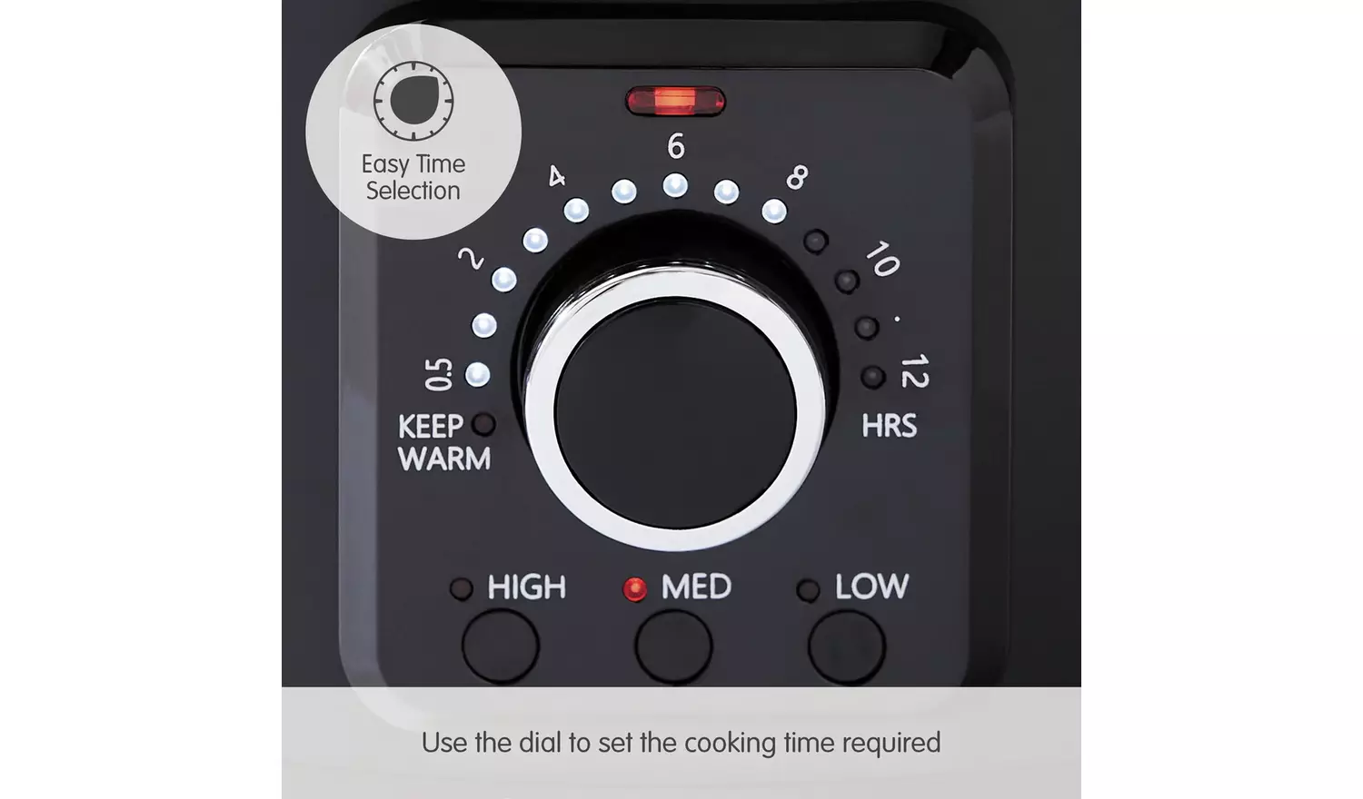 Morphy Richards 6.5L Easy Time Slow Cooker - Black