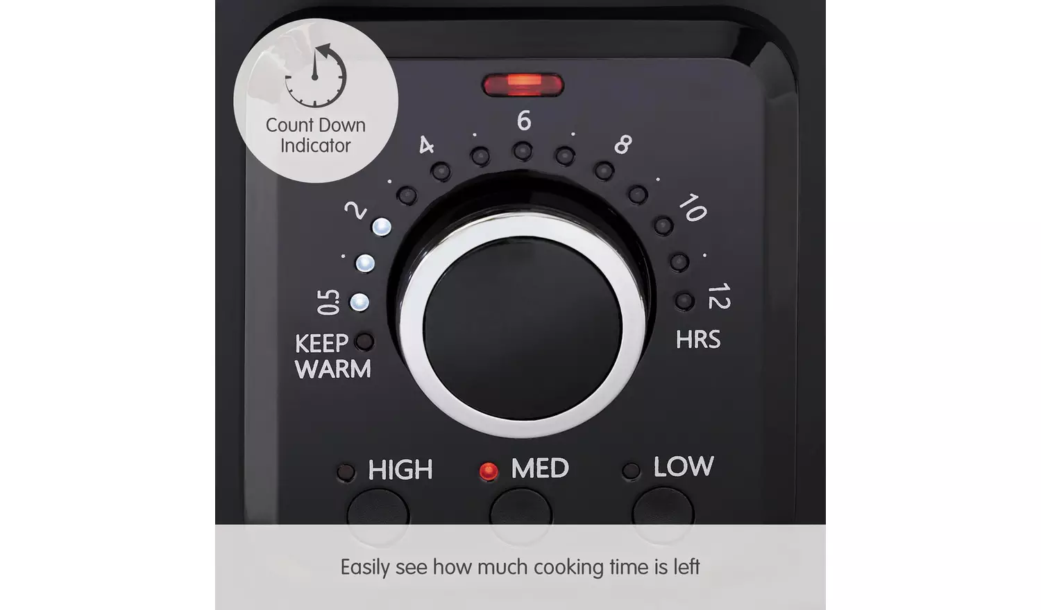 Morphy Richards 6.5L Easy Time Slow Cooker - Black