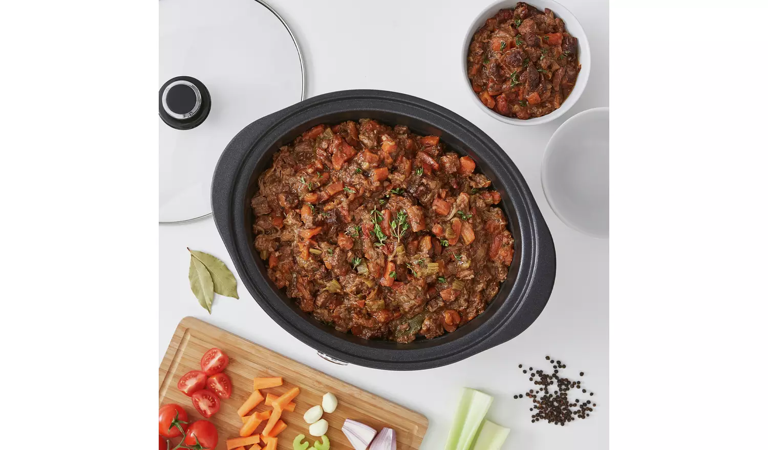 Morphy Richards 6.5L Easy Time Slow Cooker - Black