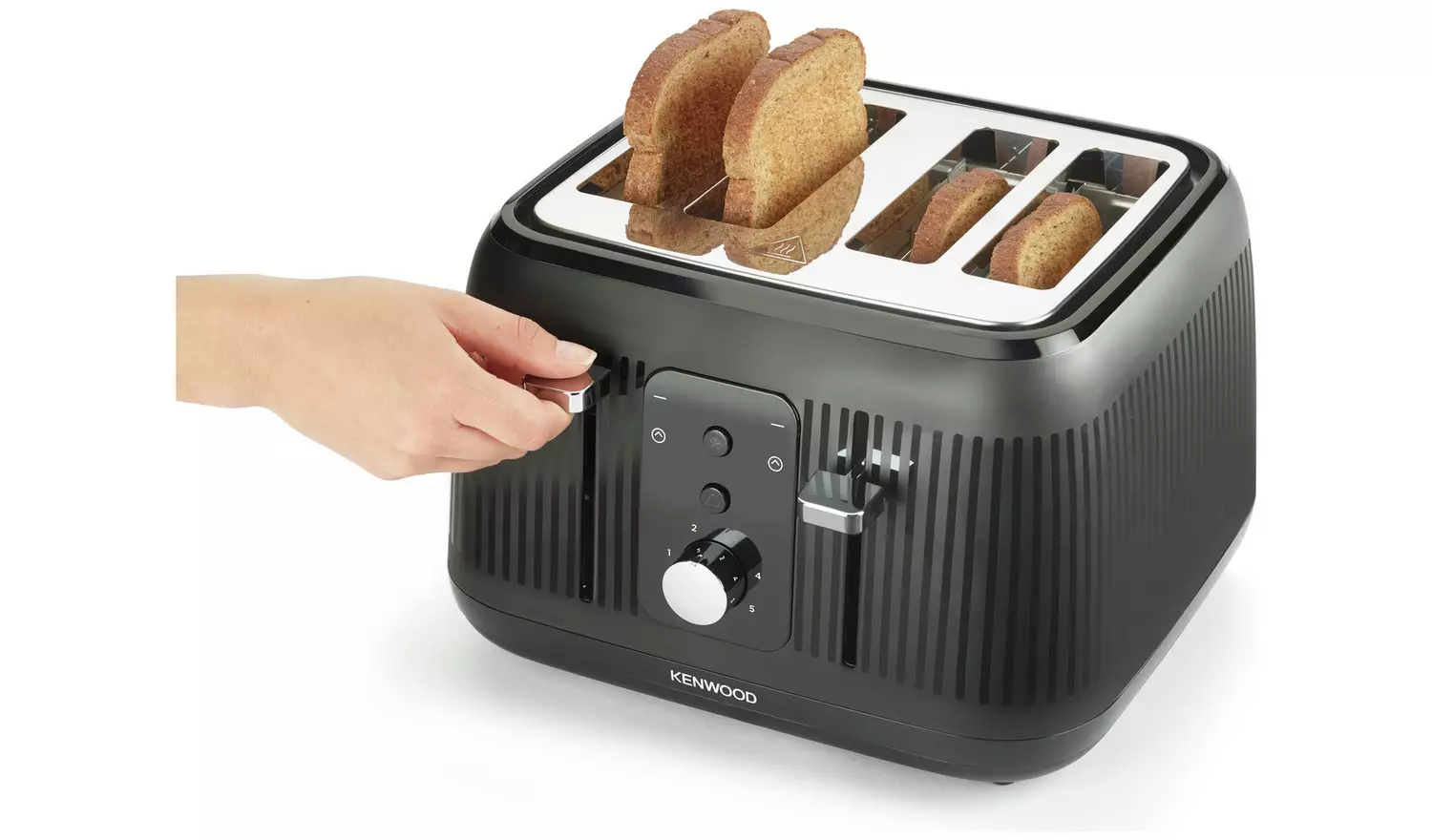 Kenwood TFP09.000BK Dawn 4 Slice Toaster - Black