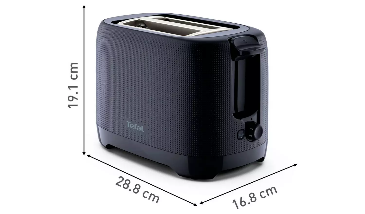 Tefal TT2M08G0 Morning 2 Slice Toaster - Navy