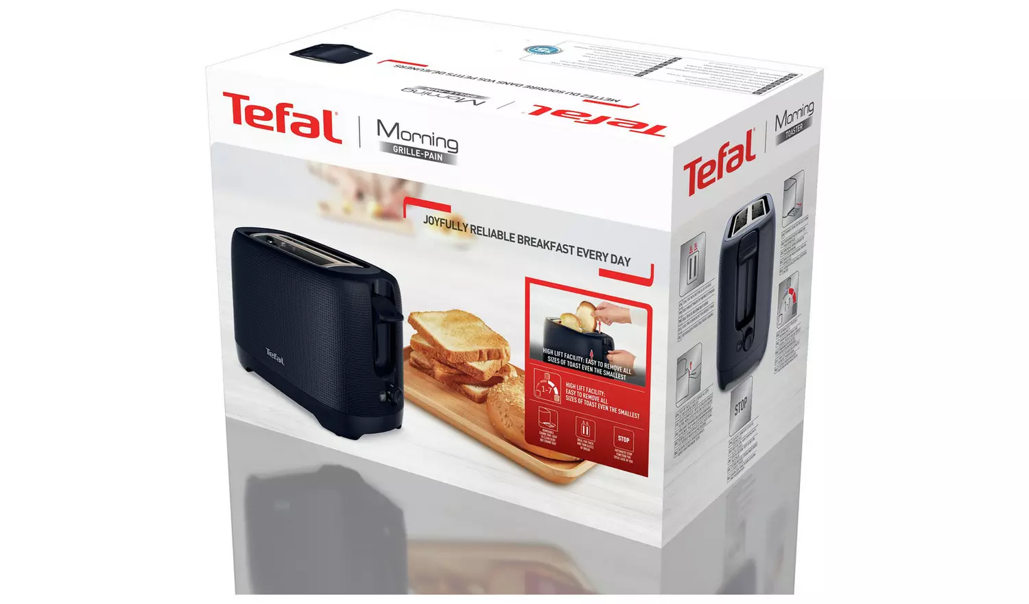 Tefal TT2M08G0 Morning 2 Slice Toaster - Navy