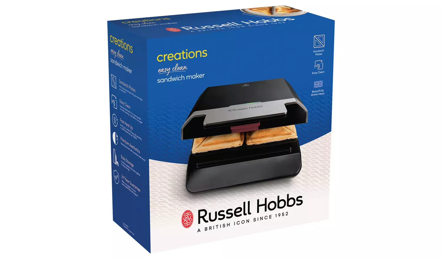 Russell Hobbs Creations Easy Clean Sandwich Maker 26800