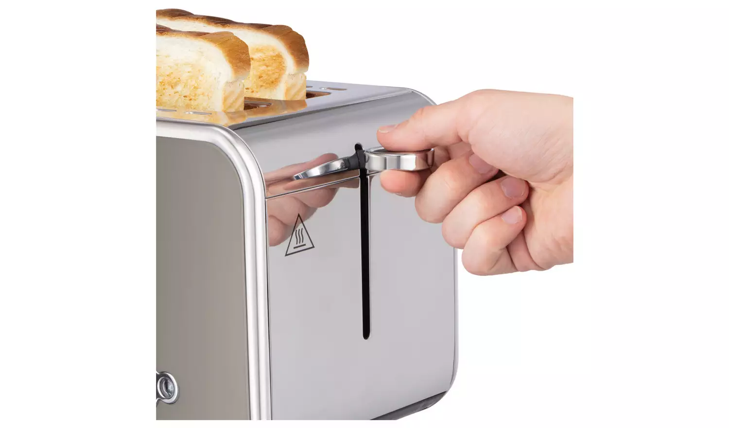 Russell Hobbs Luna 2 Slice Titanium Toaster 26432