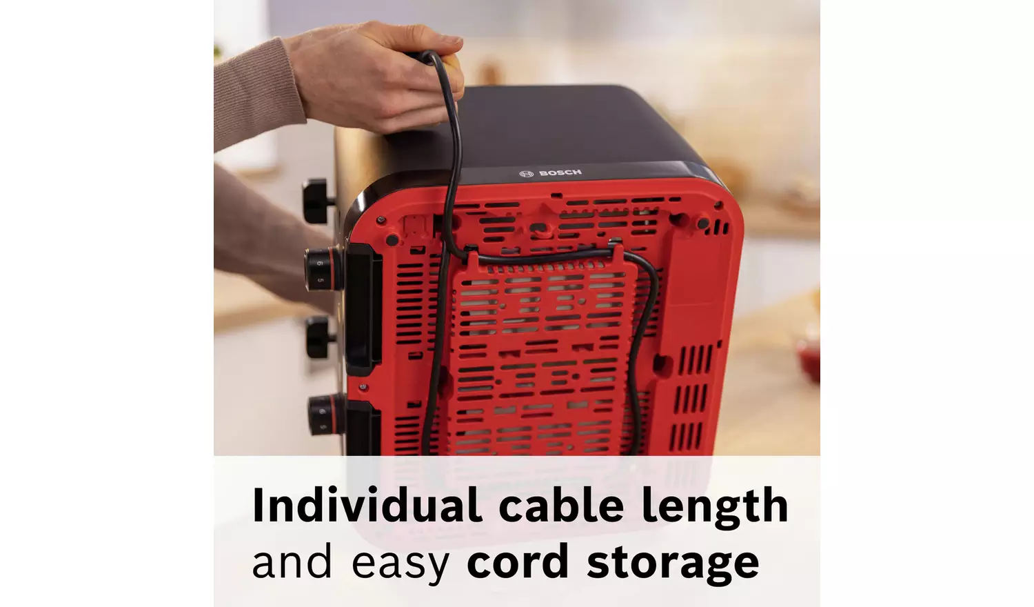 Bosch TAT3M143GB MyMoment Infuse 4 Slice Toaster - Black