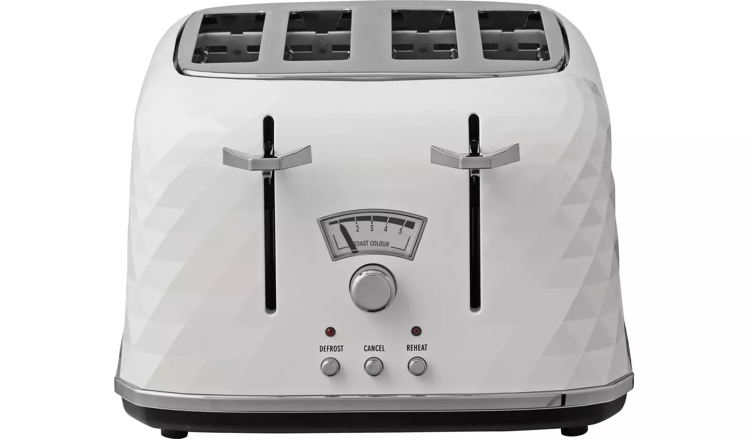 De'Longhi CTJ4003 Brillante 4 Slice Toaster - White