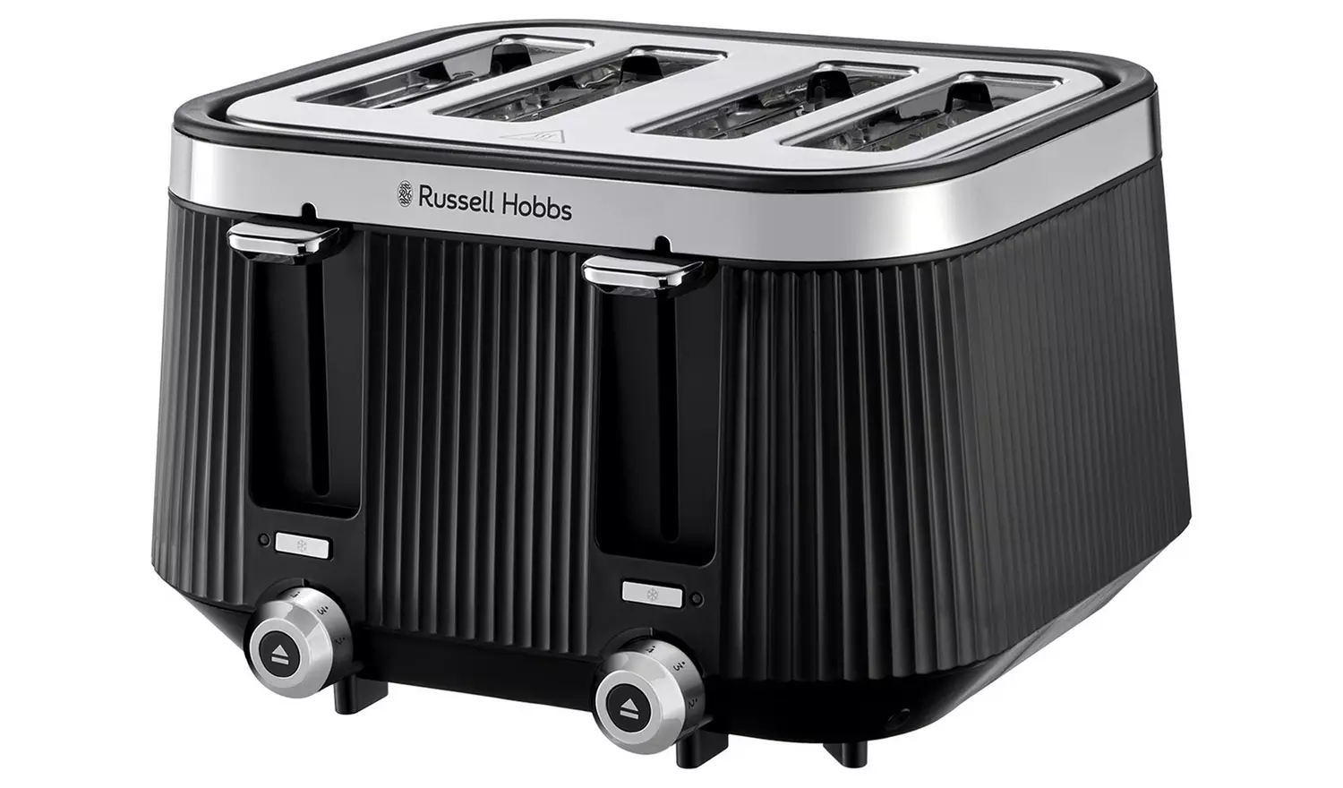 Russell Hobbs Bronte Matte Black 4 Slice Toaster 26770
