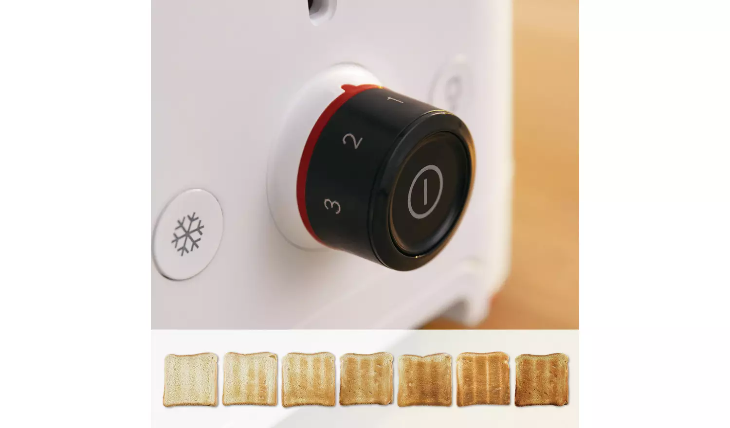 Bosch TAT3M141Gb MyMoment 4 Slice Toaster - White