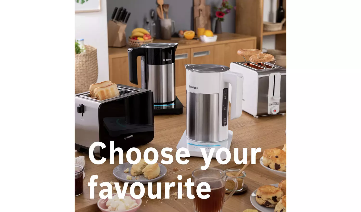 Bosch TAT7203GB Sky Styline 2 Slice Toaster - Black