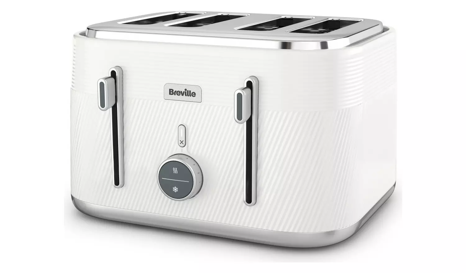 Breville Obliq VTT974 4-Slice Toaster - White