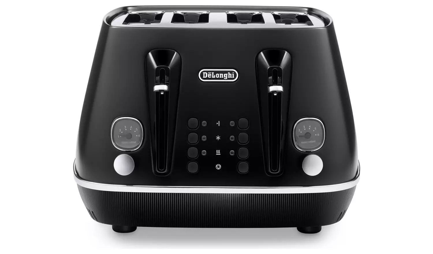 De'Longhi CTIN4003.BK Distinta Moments 4 Slice Toaster-Black
