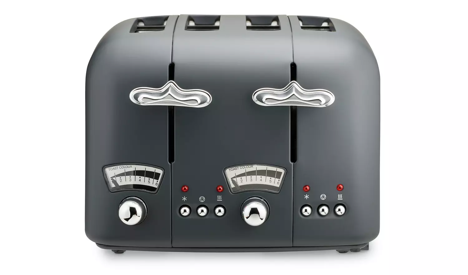 De'Longhi CT04.GY Argento Silva Toaster- Grey