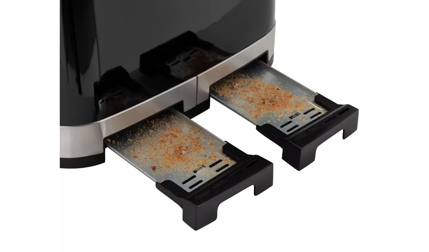 Cookworks Illuminated 4 Slice Toaster - Black