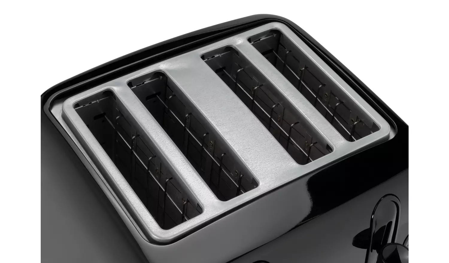 Cookworks Illuminated 4 Slice Toaster - Black