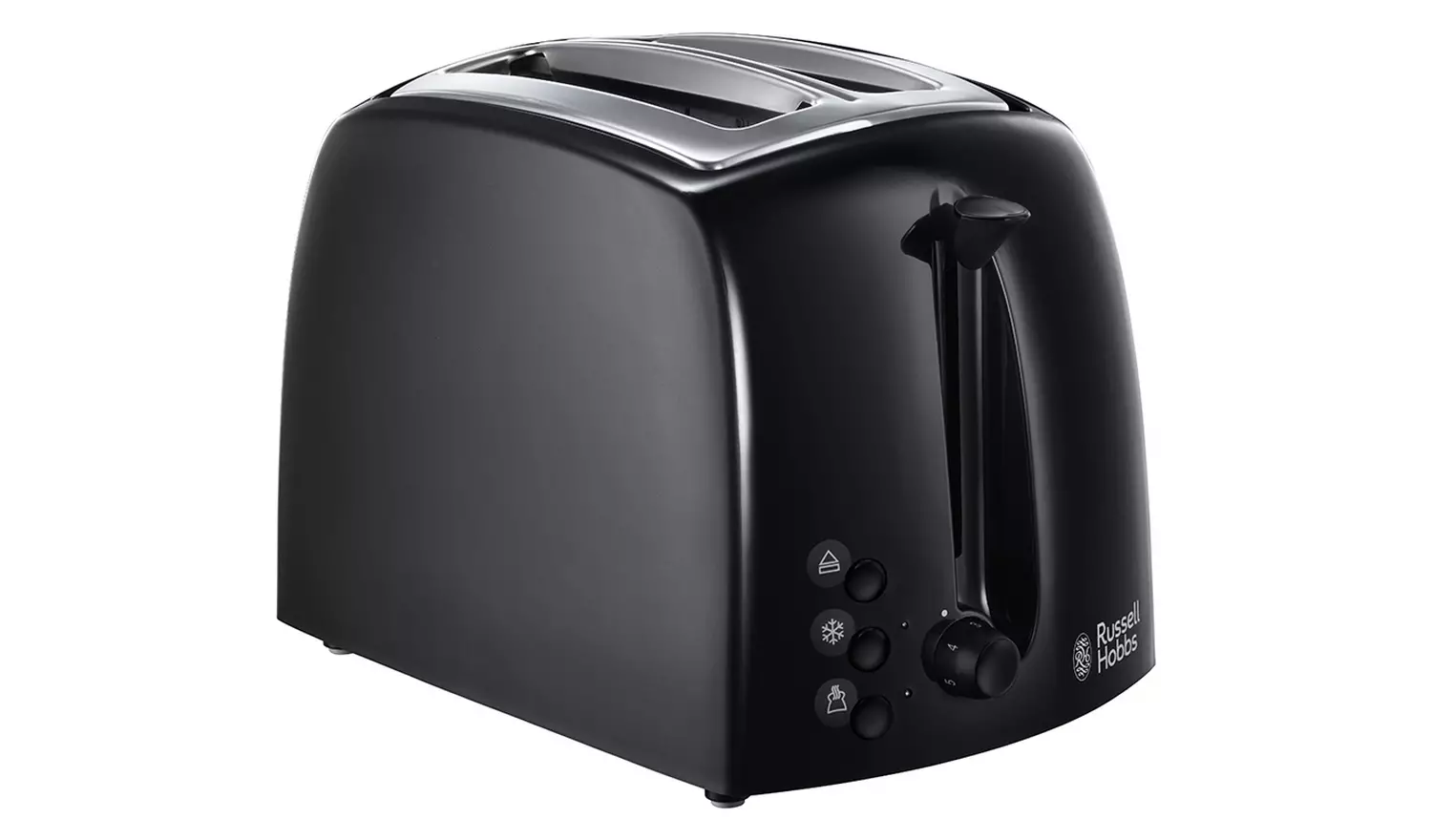 Russell Hobbs Textures 2 Slice Black Plastic Toaster 21641