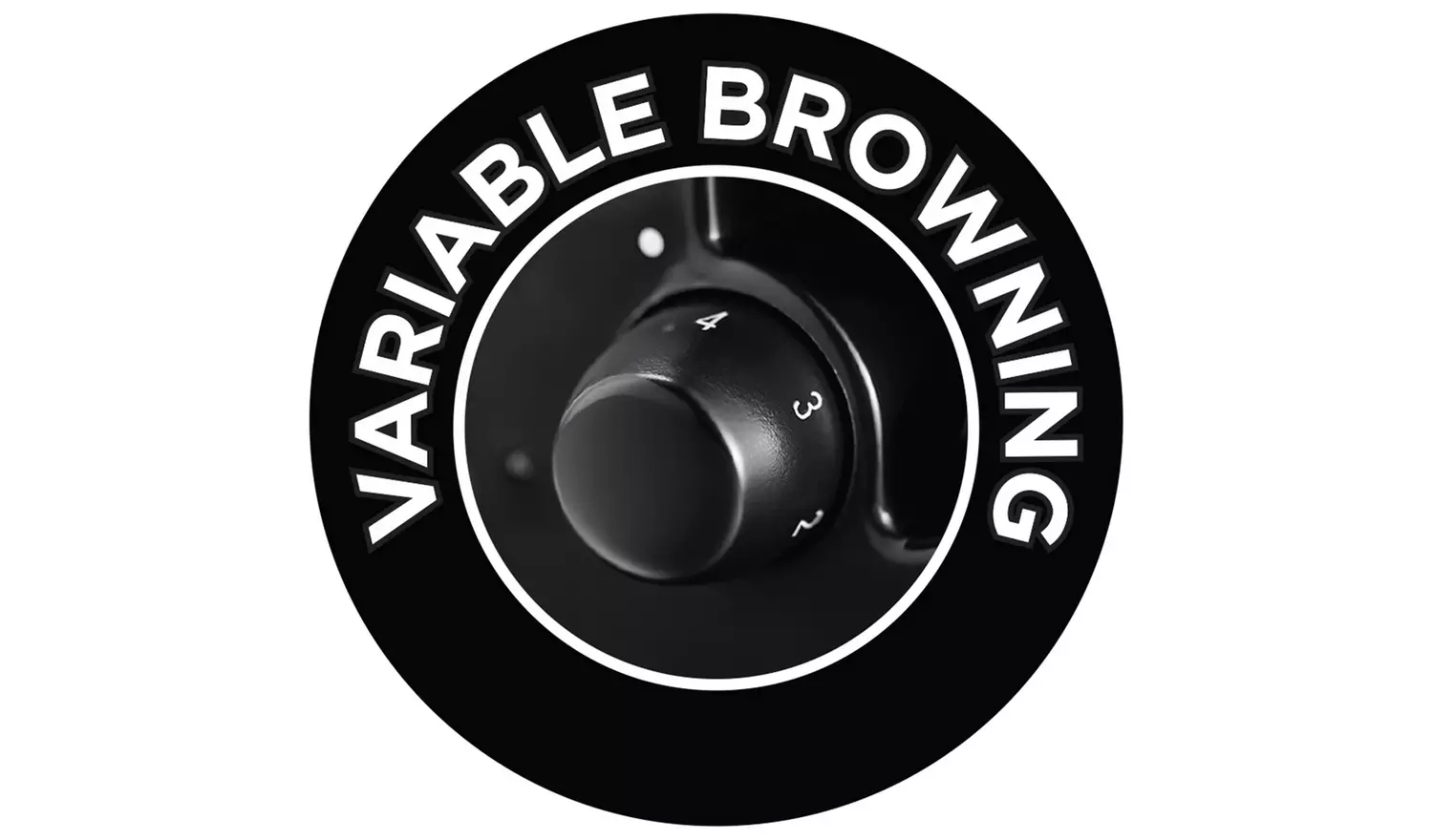 Russell Hobbs Textures 2 Slice Black Plastic Toaster 21641