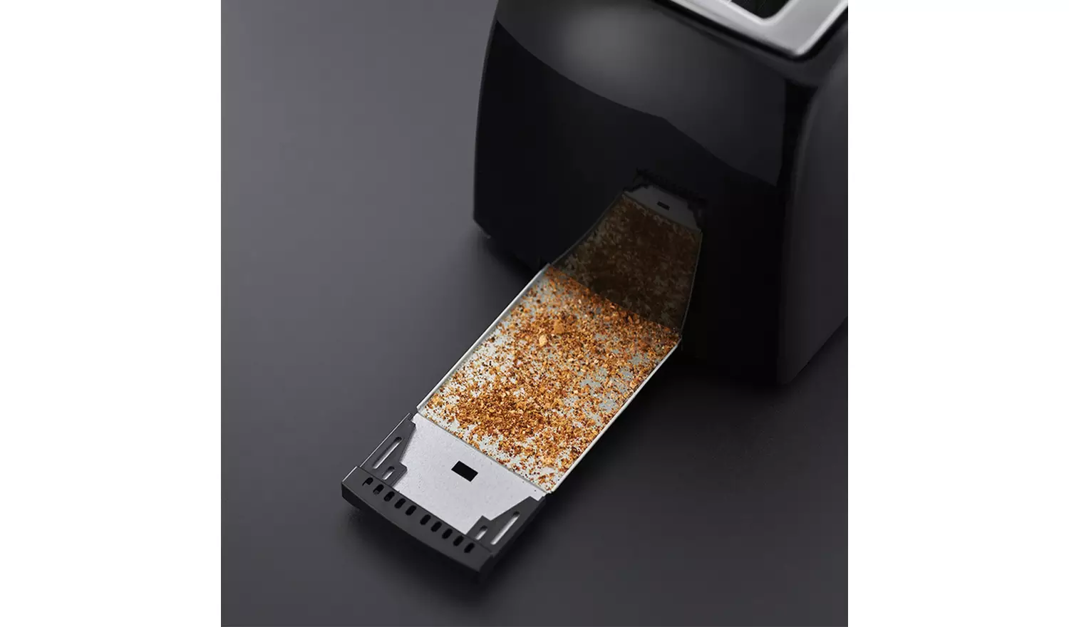 Russell Hobbs Textures 2 Slice Black Plastic Toaster 21641