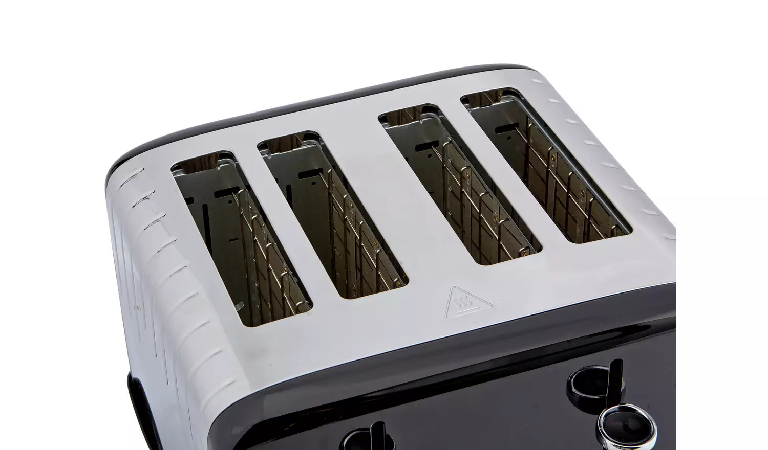 Cookworks Pyramid 4 Slice Toaster - Black