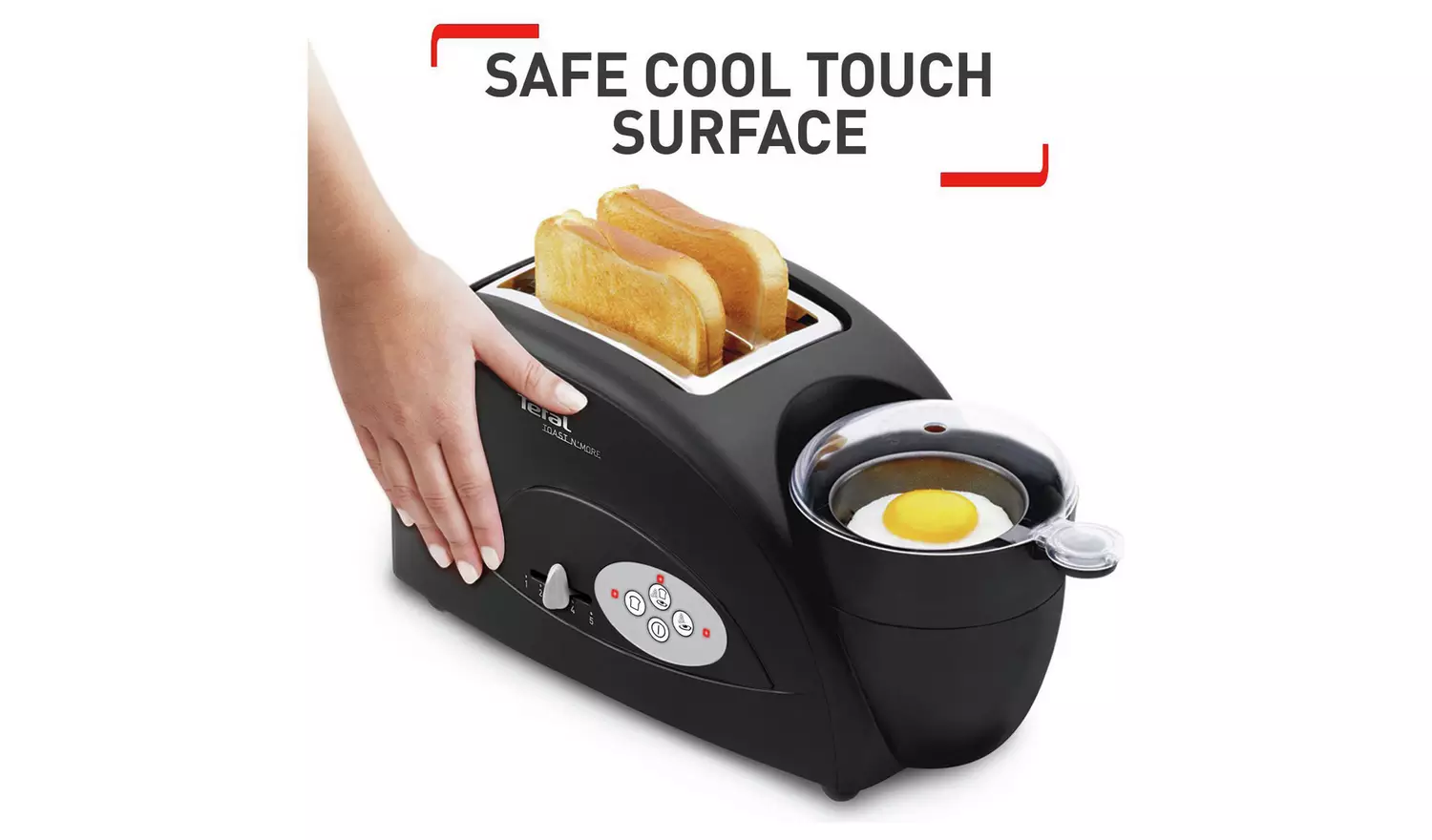 Tefal TT552842 Toast 'n' Egg 'n' Beans 2 Slice Toaster