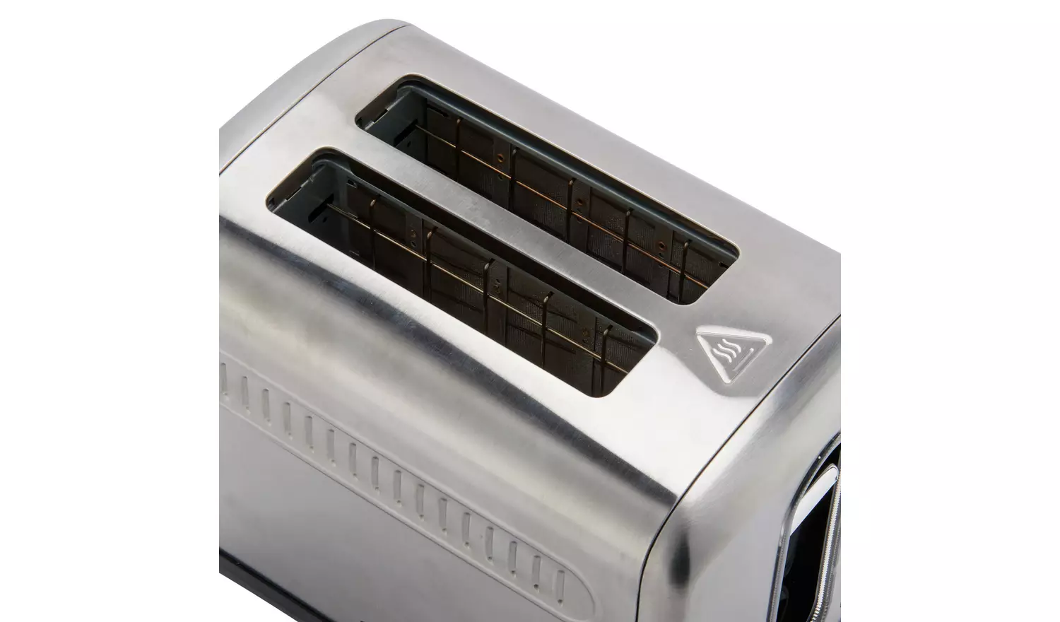 Cookworks Illuminated 2 Slice Toaster - Brushed S/Steel