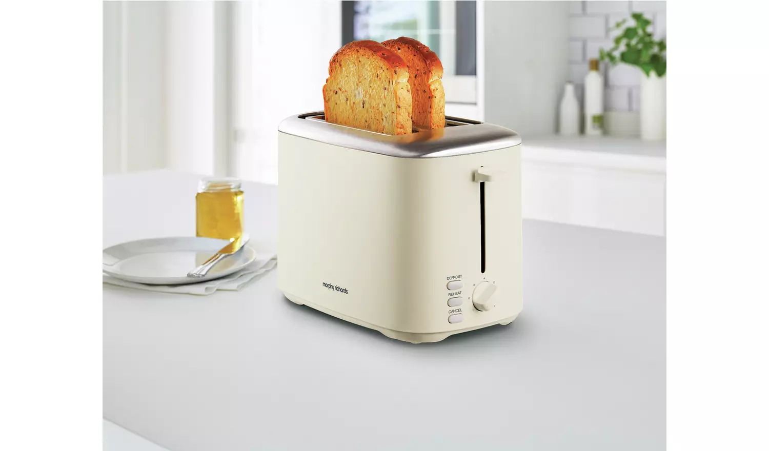 Morphy Richards 222065 Equip 2 Slice Toaster - Cream