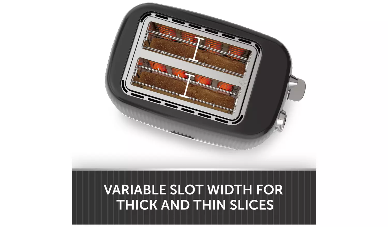 Breville VTR001 Bold 2 Slice Toaster - Black