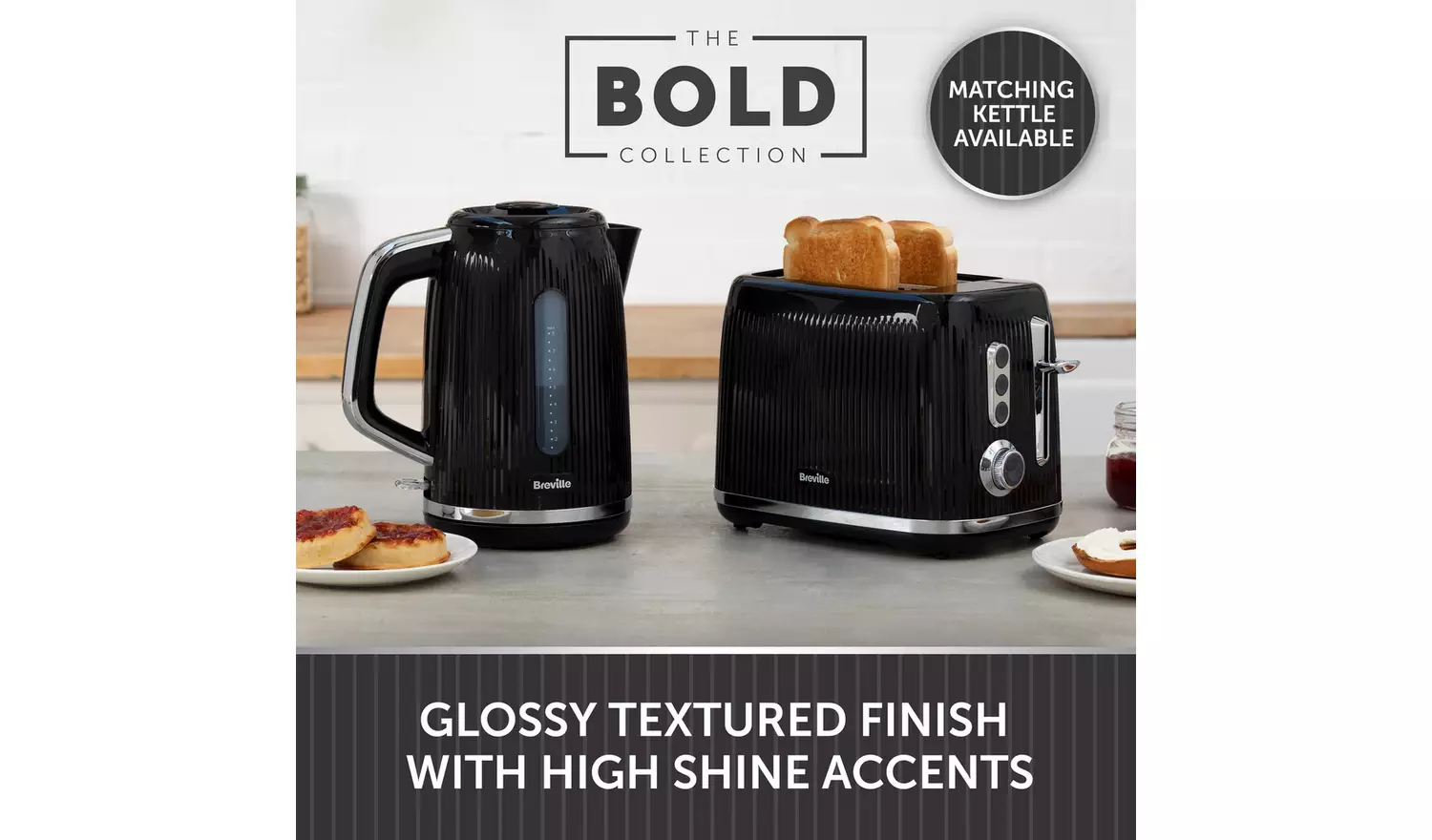 Breville VTR001 Bold 2 Slice Toaster - Black