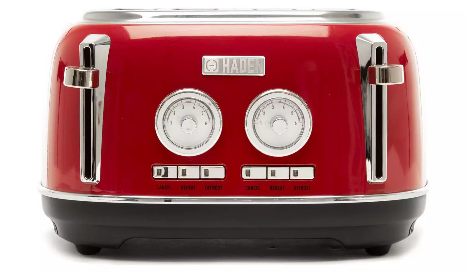 Haden 199386 Jersey 4 Slice Toaster - Red