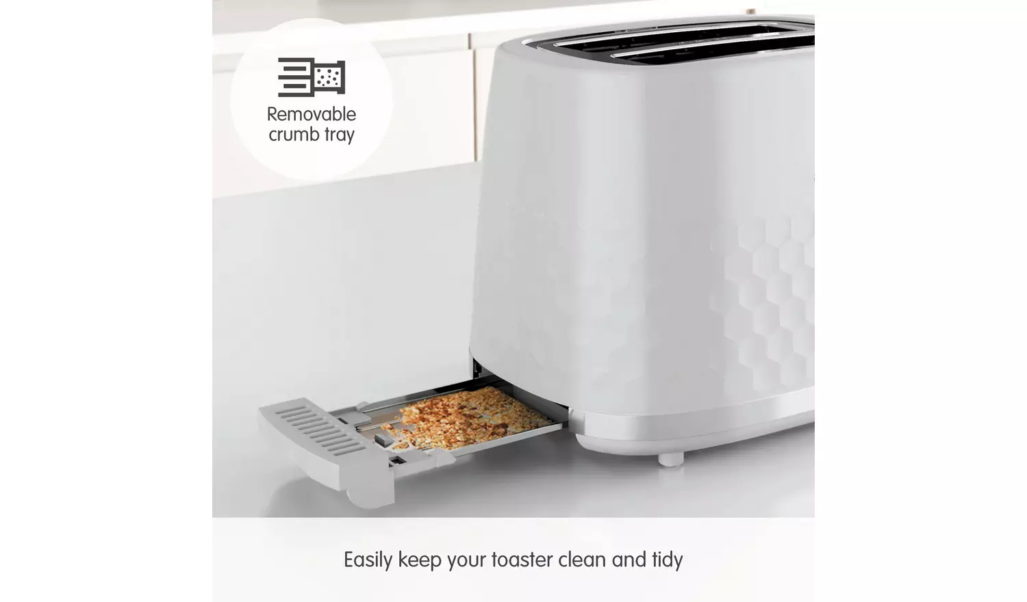 Morphy Richards 220034 Hive 2 Slice Toaster - White