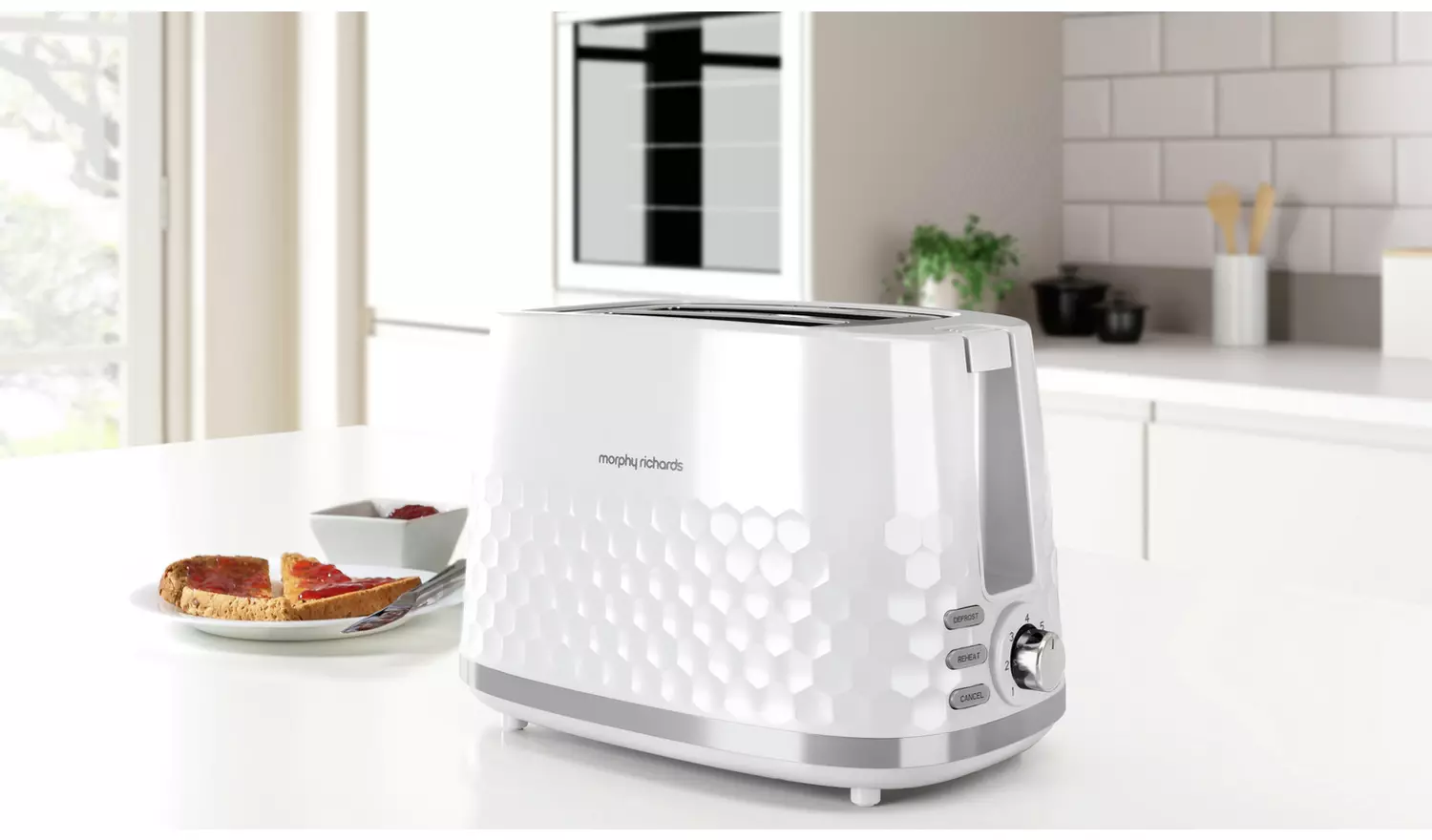Morphy Richards 220034 Hive 2 Slice Toaster - White