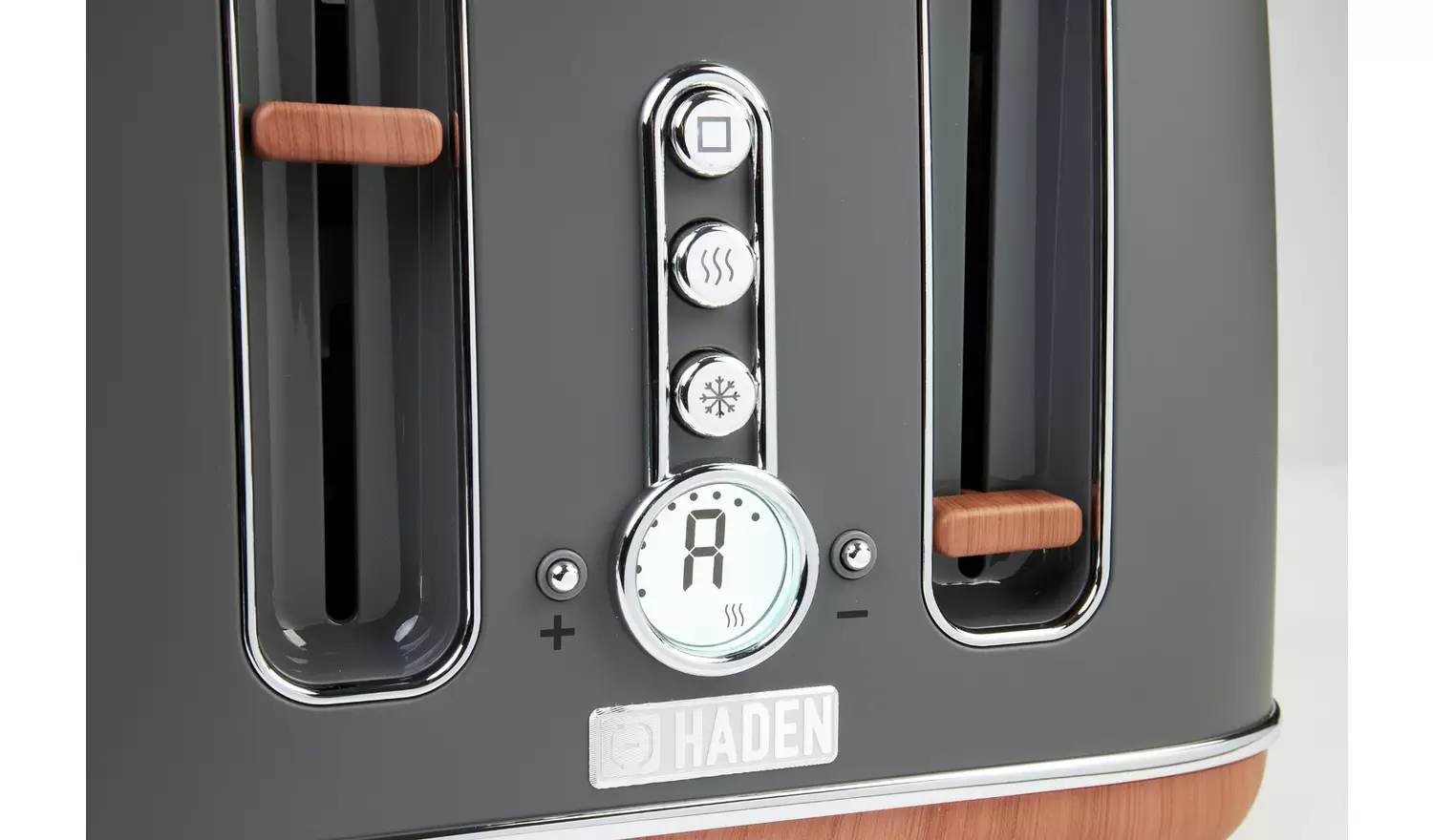 Haden 201317 Dorchester 4 Slice Toaster - Grey