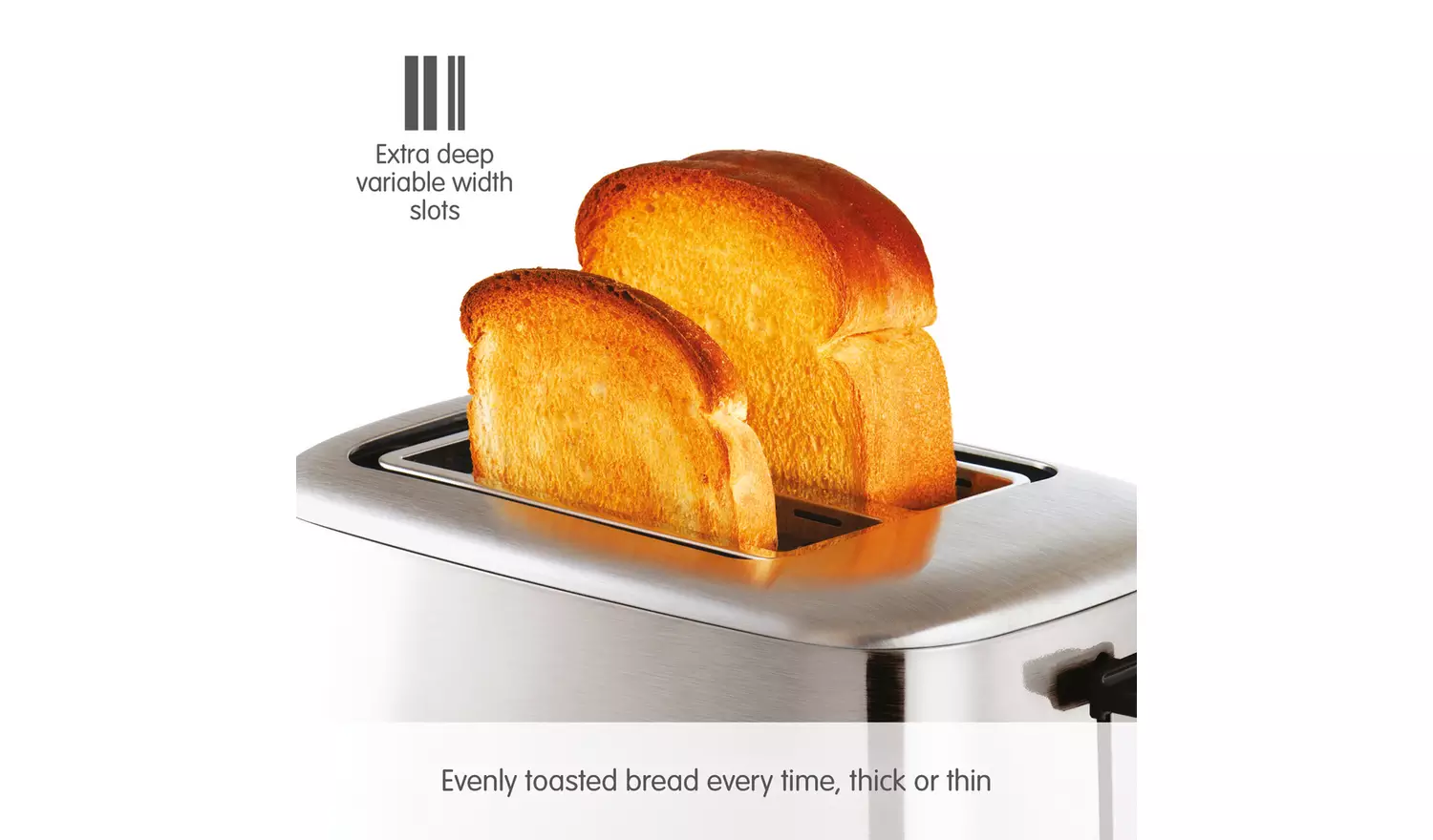 Morphy Richards 222067 Equip 2 Slice Toaster - Brushed