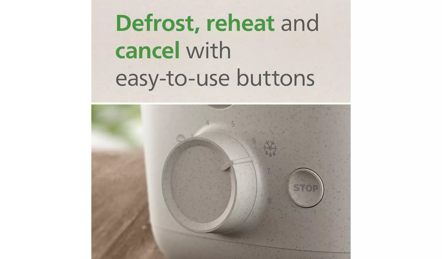 Philips HD2640/11 Conscious Collection 2 Slice Toaster White