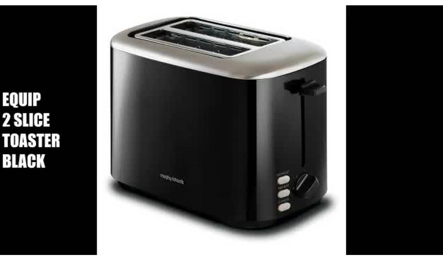 Morphy Richards 222064 Equip 2 Slice Toaster - Black