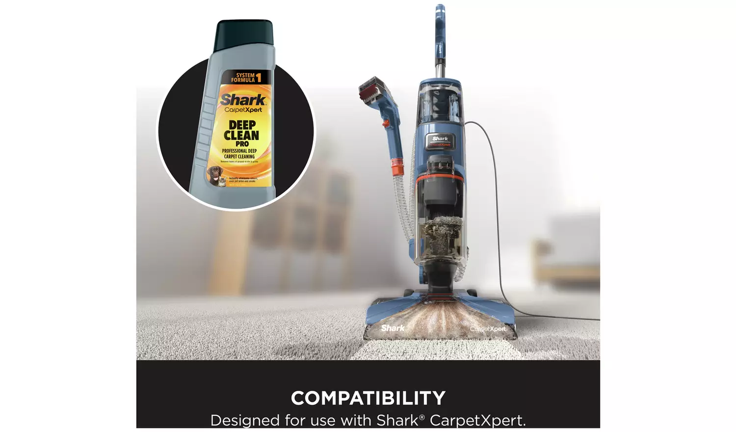 Shark CarpetXpert Deep Clean Pro 1.42L Cleaning Solution