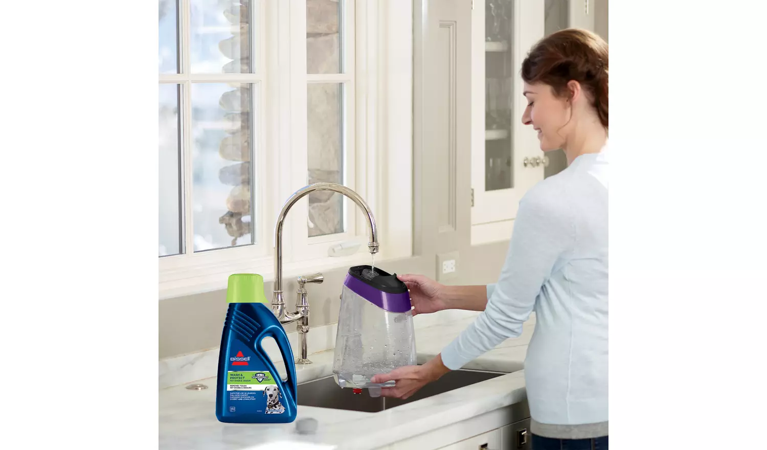 Bissell Wash & Protect Pet 1.5L Carpet Cleaning Solution