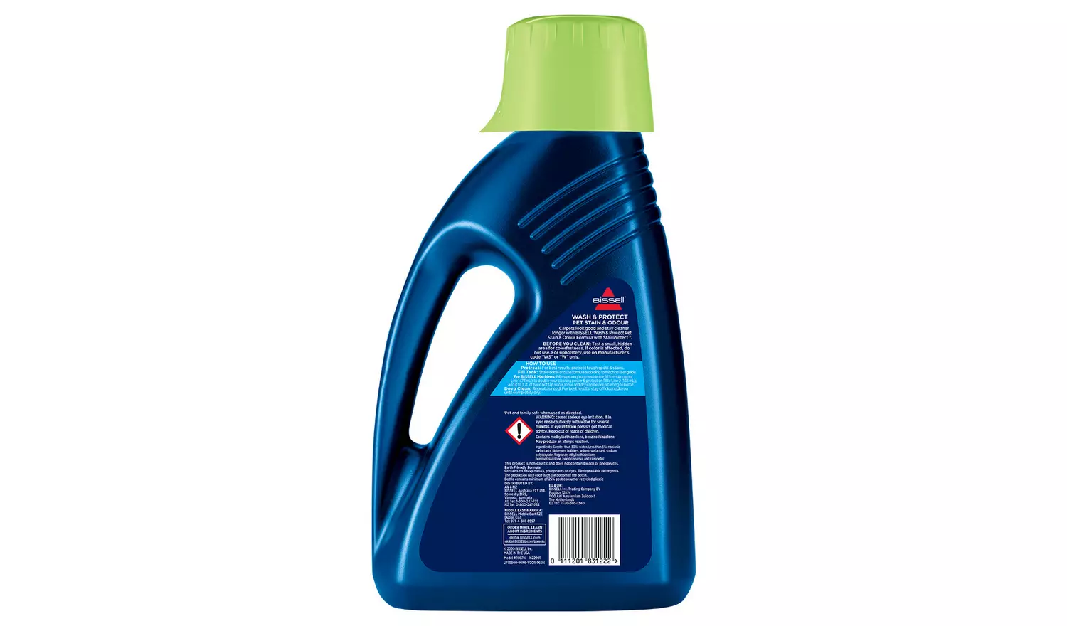 Bissell Wash & Protect Pet 1.5L Carpet Cleaning Solution