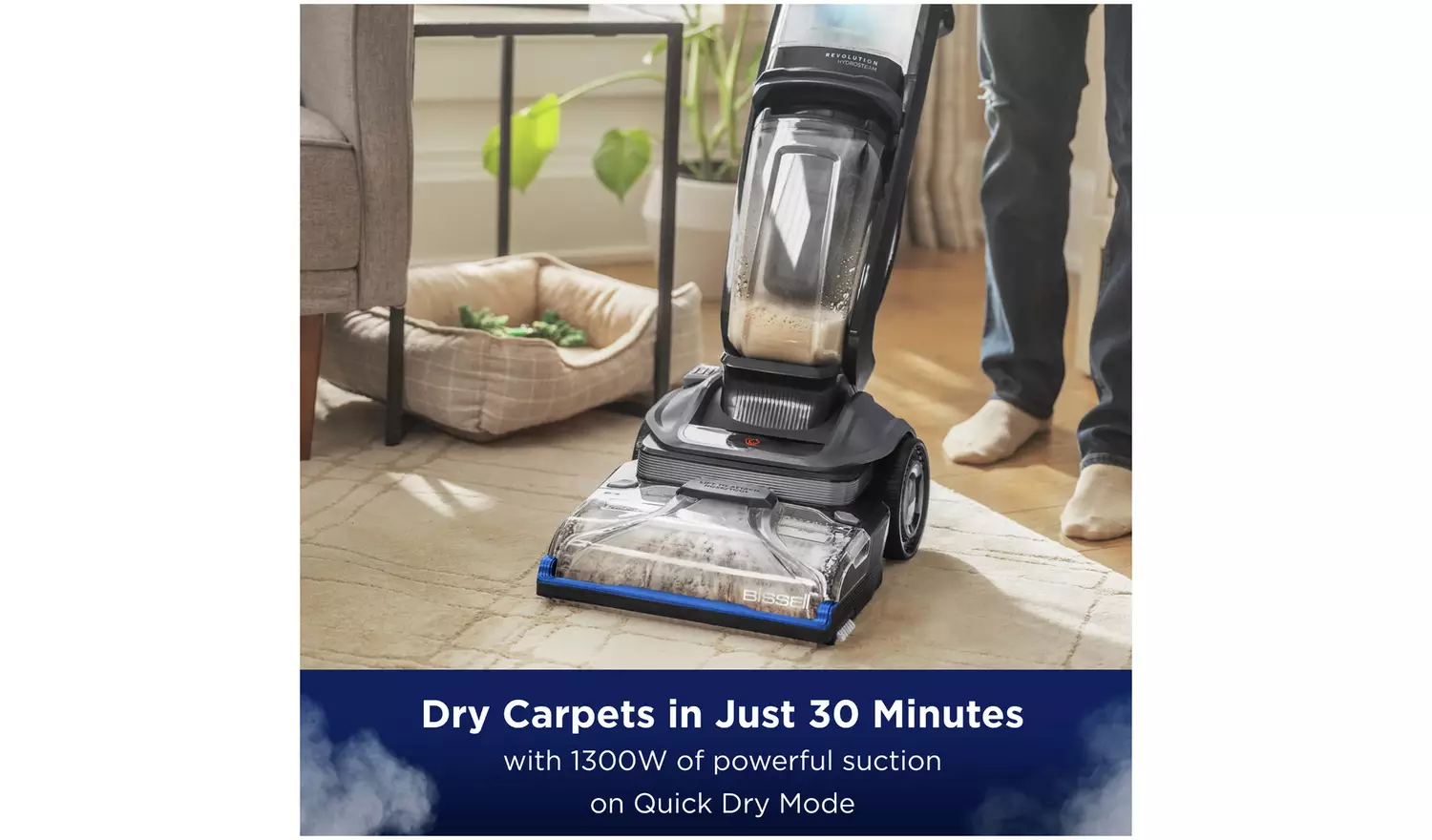 Bissell Revolution HydroSteam Carpet Cleaner